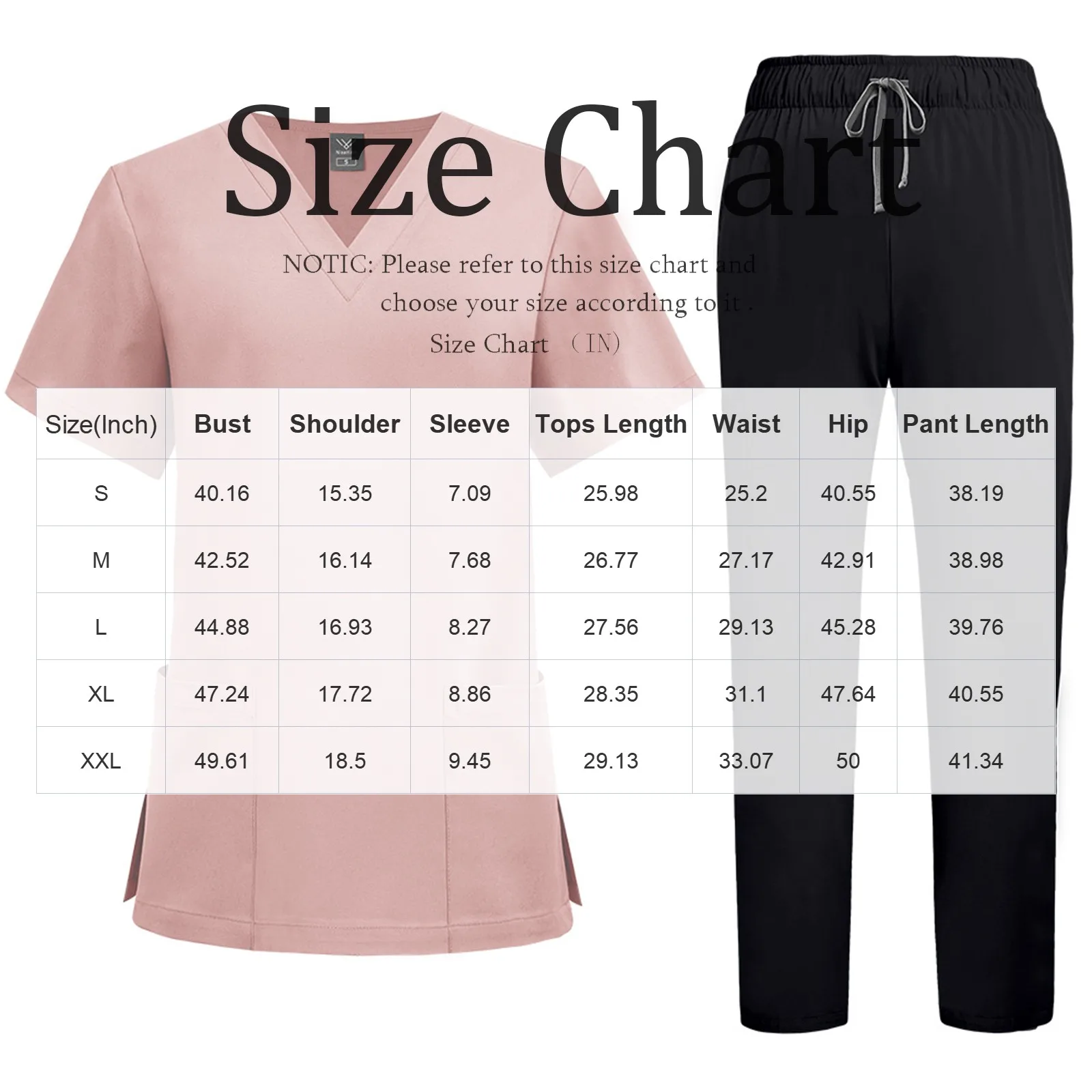 ชุดพยาบาลมืออาชีพผ้าแห้งเร็ว V คอกระเป๋าแขนสั้น Comfort Workwear ชุดสําหรับเจ้าหน้าที่การแพทย์