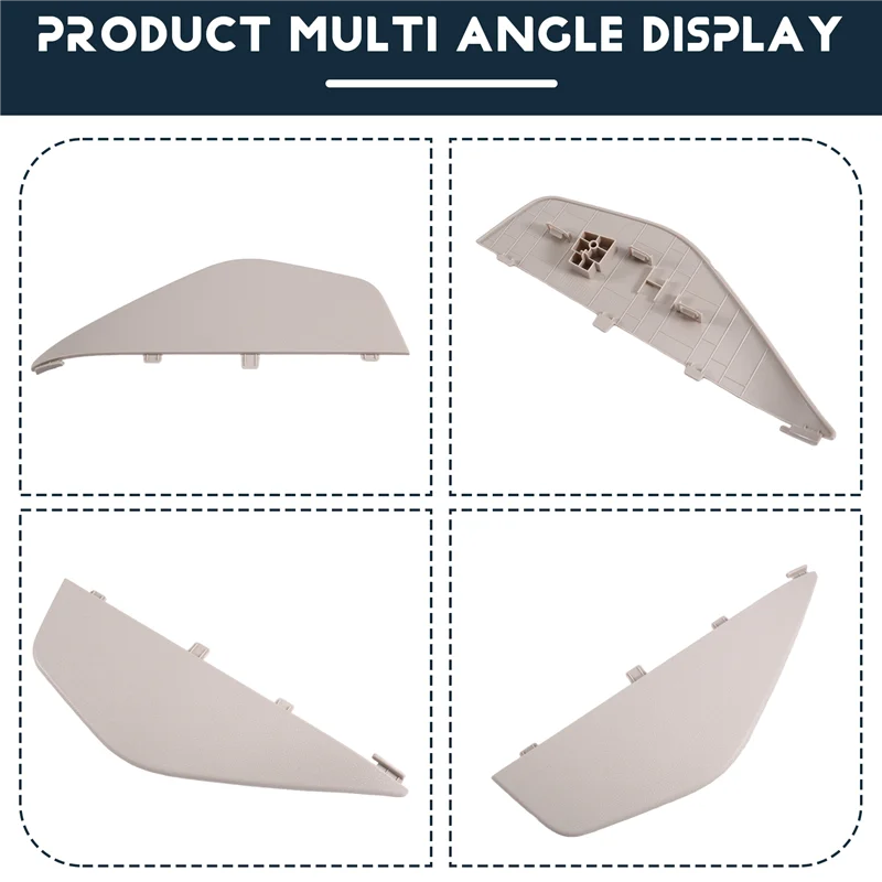 

A90Q-Height Adjustable Cover For Side Seat Guard Plate For S-Class W223 2021- 2025