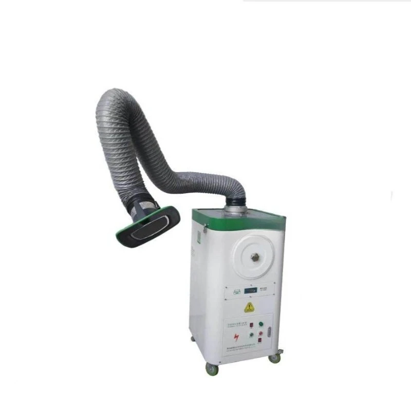 Environmentally friendly mobile welding fume purifier, welding fume collection and treatment device