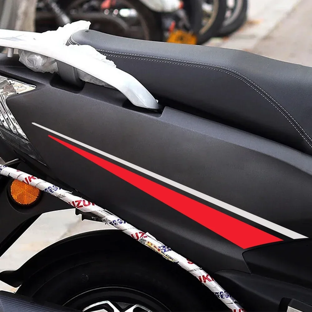 

Motorcycle Body Stickers Color Blocked Striped Stickers Graphics Stripes Decor Motor Vinyl Decal For Suzuki UY125 UY 125 2023