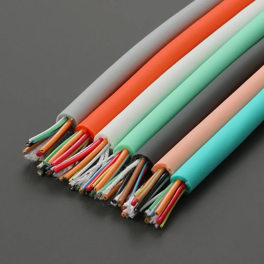 

Customized DIY Liquid Silicone Cable 120W/6A Phone Fast Charging Data Cable Repair for iPhone Lightning TYPE-C USB, OD6mm 8-core