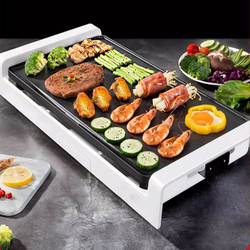 Электрический гриль, машина для барбекю, бытовой электрический противень в корейском стиле, гриль для барбекю, духовка с антипригарным покрытием