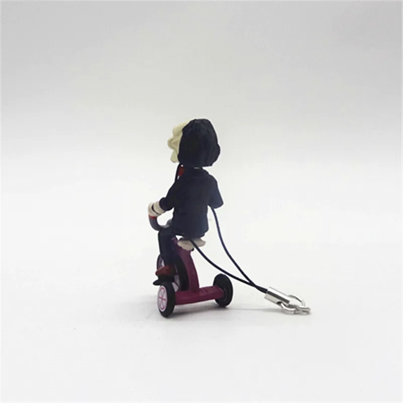 5 cm Horrorfilm Saw Billy Schlüsselanhänger Anhänger Mini Modell Figuren Brinquedos Figur in Einzelhandelsverpackung