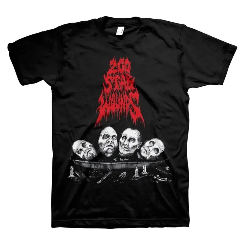 Men's 200 Stab Wounds Severed Heads T shirt X Large Black