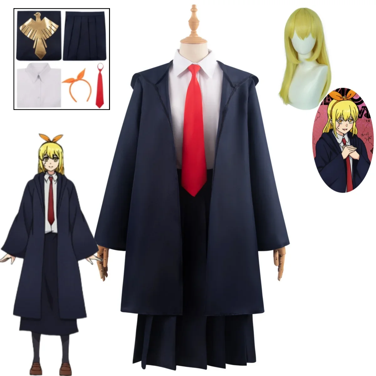 Mashle Magic and Muses Lemon Irvine Cosplay Costume School of Witchcraft and Wizardry Uniform Anime Performance Costume