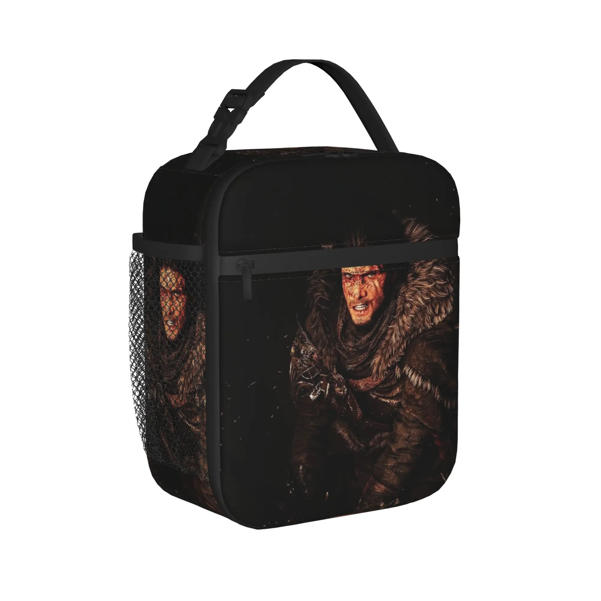 Crimson Desert Video Game Insulated Lunch Bags Thermal Bag ,Lunch Container  Portable Lunch Box Tote Men Women College  Picnic