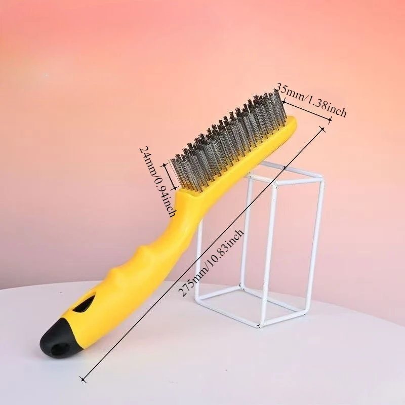 Wire brush, used for welding cleaning, rust removal, dust removal, and paint removal