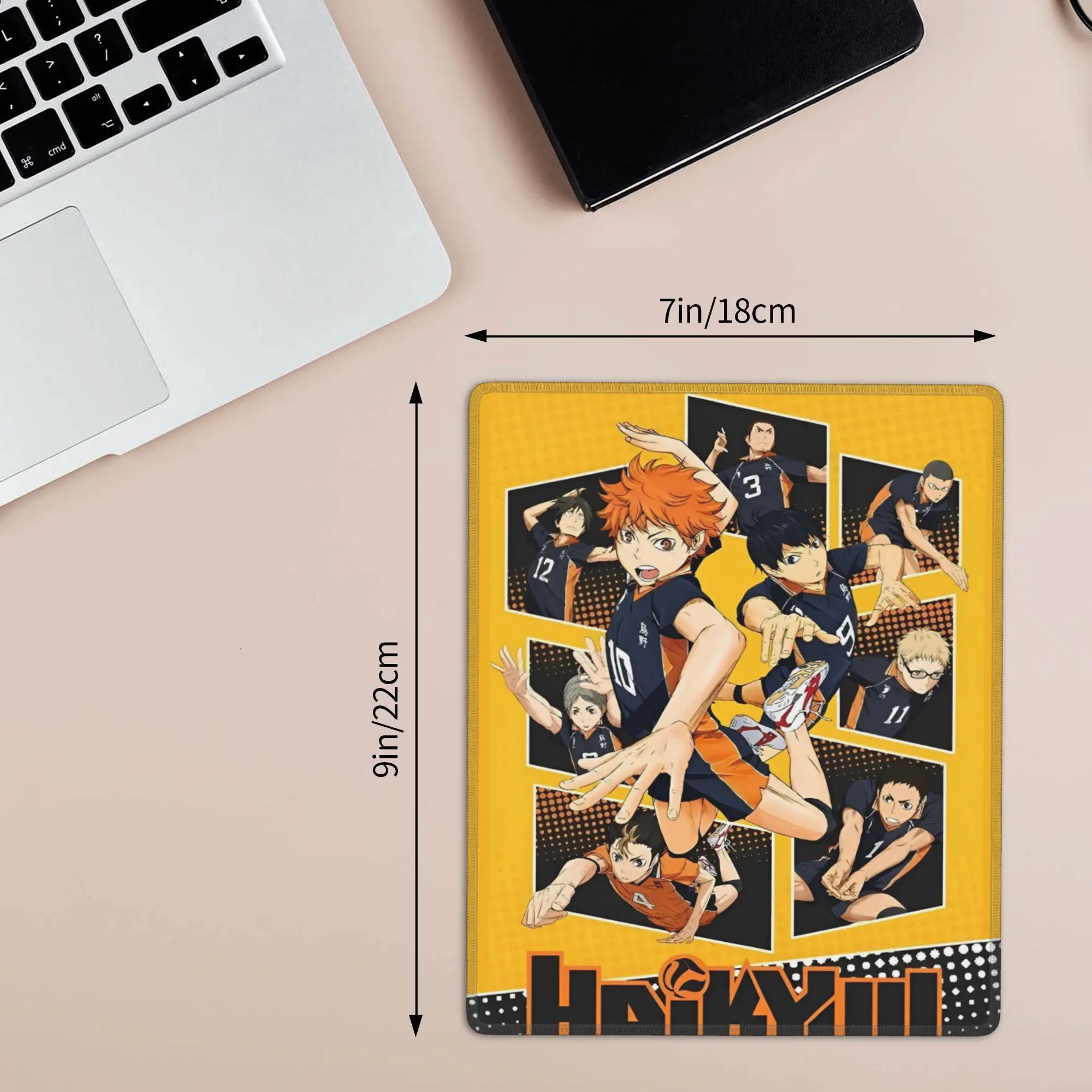 Anime Boy Volleyball Haikyuu  Keyboard Table Mats Mousepad  Laptop Fabric Computer Mouse pad