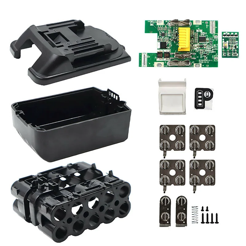 

Flash Trend Plastic Case Nesting Cell Protection Detection Protection Board PCB For 18V BL1840 BL1850 BL1830 Battery, 10S