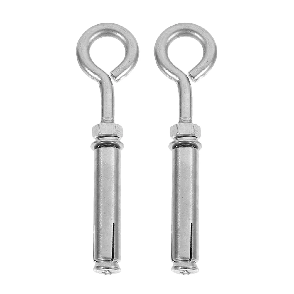 2 Pcs Nail Expansion Screw Masonry Concrete Drill Bits Bolt Stainless Steel Lifting Eye Bolts