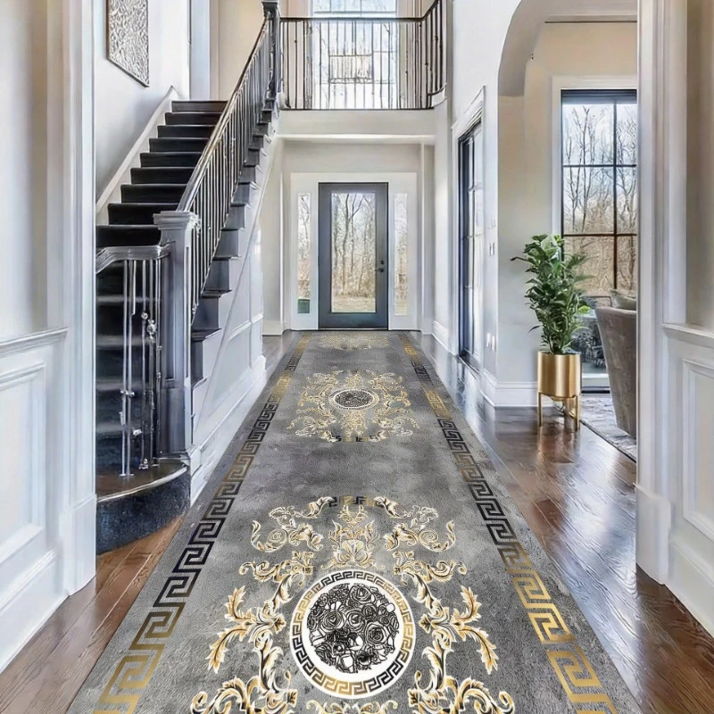 

Nordic Geometric Carpet Runner Living Room Decorative Hall Runner Rugs Passageway Home Bedroom Aisle Floor Mat Lounge Doorway