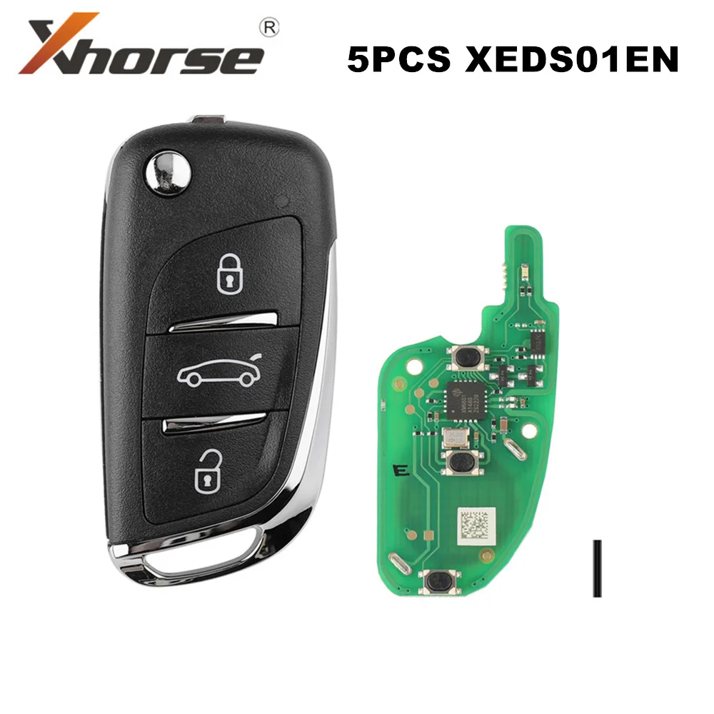 Xhorse XEDS01EN VVDI Super Remote Key DS Style 3 Buttons 5pcs/lot