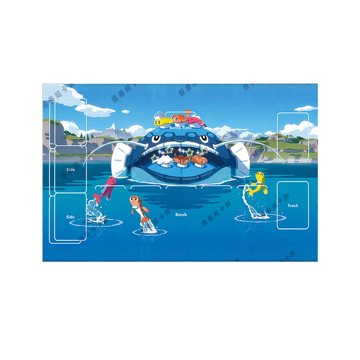 600X350X2 مللي متر لتقوم بها بنفسك Ptcg غص لطيف بطاقة معركة حصيرة Ptcg غص لاعب واحد مجلس بطاقة الألعاب معركة بطاقة الوسادة أنيمي بطاقة هدية لعبة #5