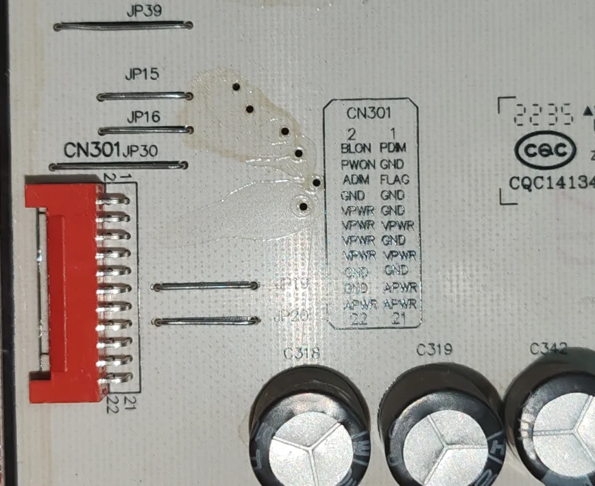 SHLD9801F-101H DLBT090 لوحة طاقة تلفزيون LED، صورة مادية، تم اختبارها جيدًا
