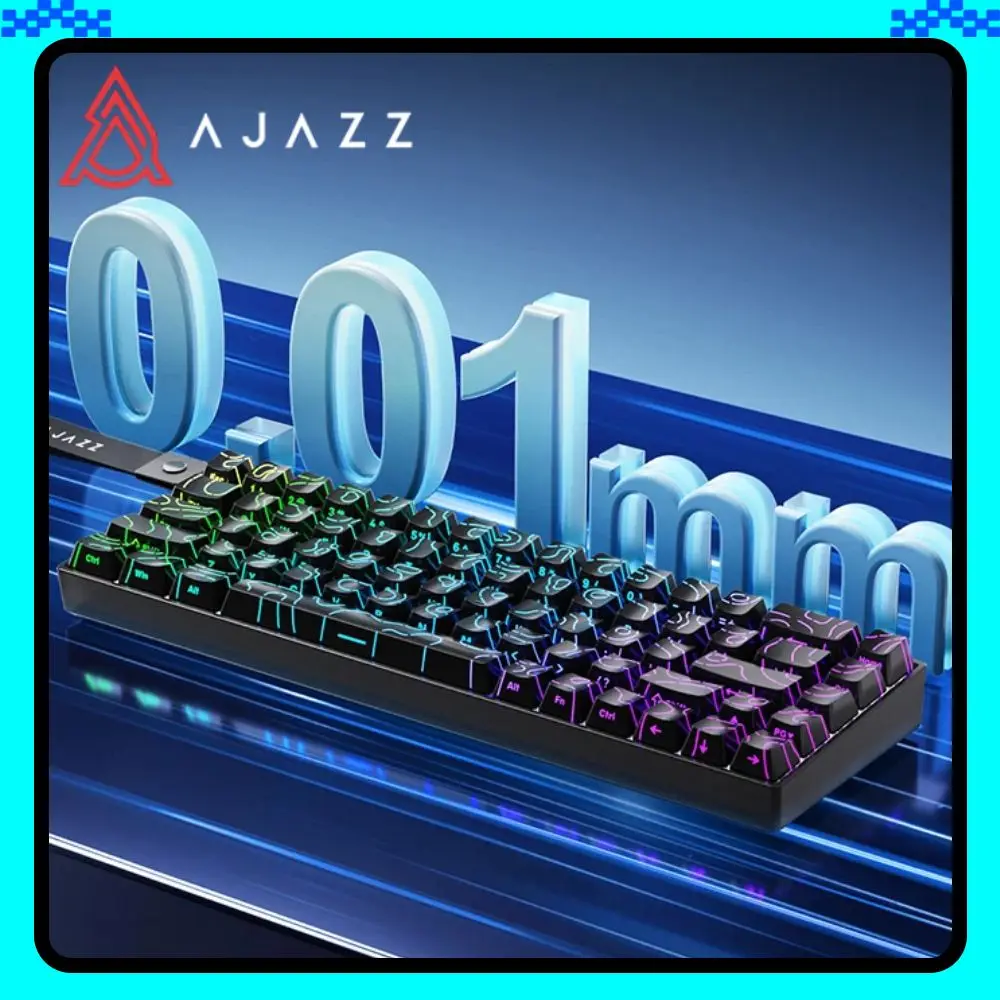 

Ajazz AK680 V2 Magnetic Switch Keyboard 68-Key 8K Polling Rate Speed Aluminum Alloy Positioning Plate Gaming Mechanical Keyboard
