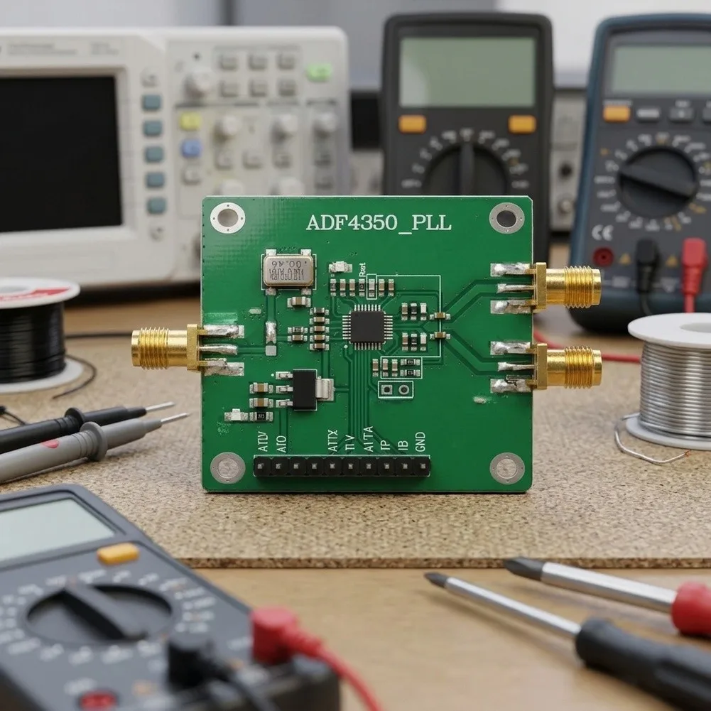 ADF4350 PLL Module RF Signal For Source For Frequency Synthesizer With For SMA Interface 3-Wire For SPI Control For Broadband De