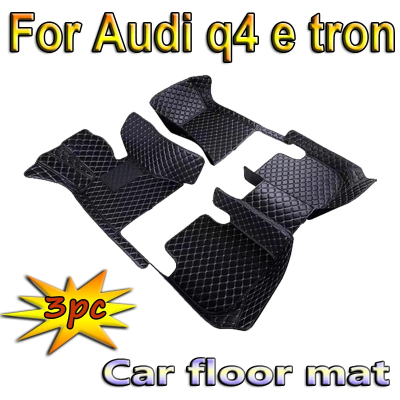 Car Floor Mats For Audi q4 e tron 2022 DropShipping Center Auto Interior Accessories Leather Carpets Rugs Foot Pads