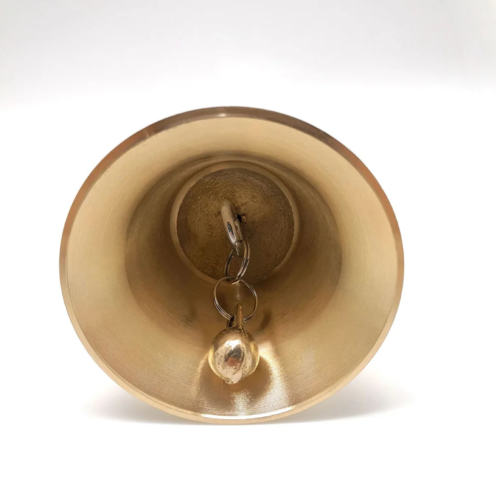 

Hand Bell Christmas Decoration Party Handbell Restaurant Call Service Bell Bamboo Baby Sleek Light Sturdy Easy