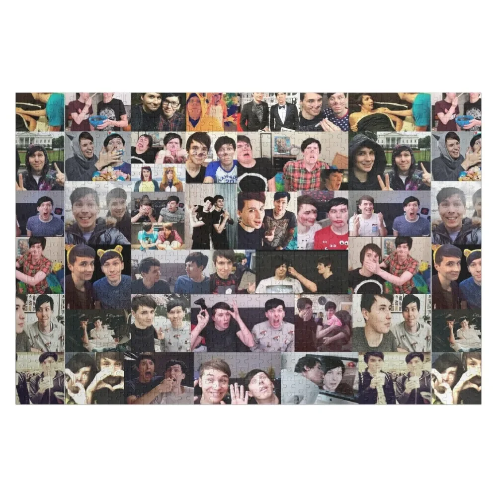 

Дэн и Фил! Деревянный детский пазл-головоломка с персонализированной фотопечатью и индивидуальной масштабной разметкой