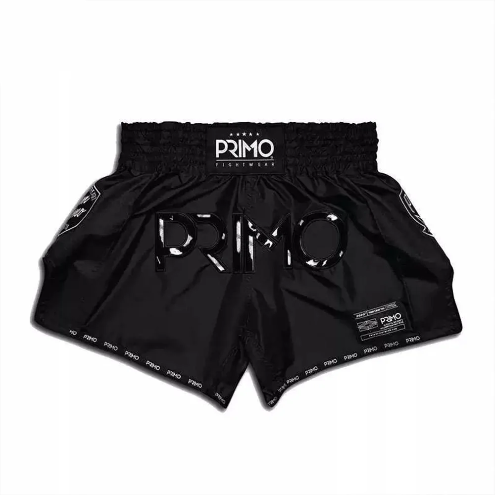 Embroidery StyleTraining Muay Thai Gym Fighting Shorts Fitness Combat Sports Pants Boxing Shorts Sweat Pants