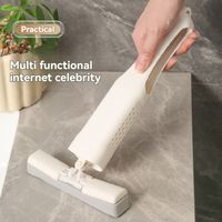 New Handheld Mini Desk Mop Cleaning Brush Multi Functional Hardwood Floor Mop Portable Glass Sponge Cleaning Tools