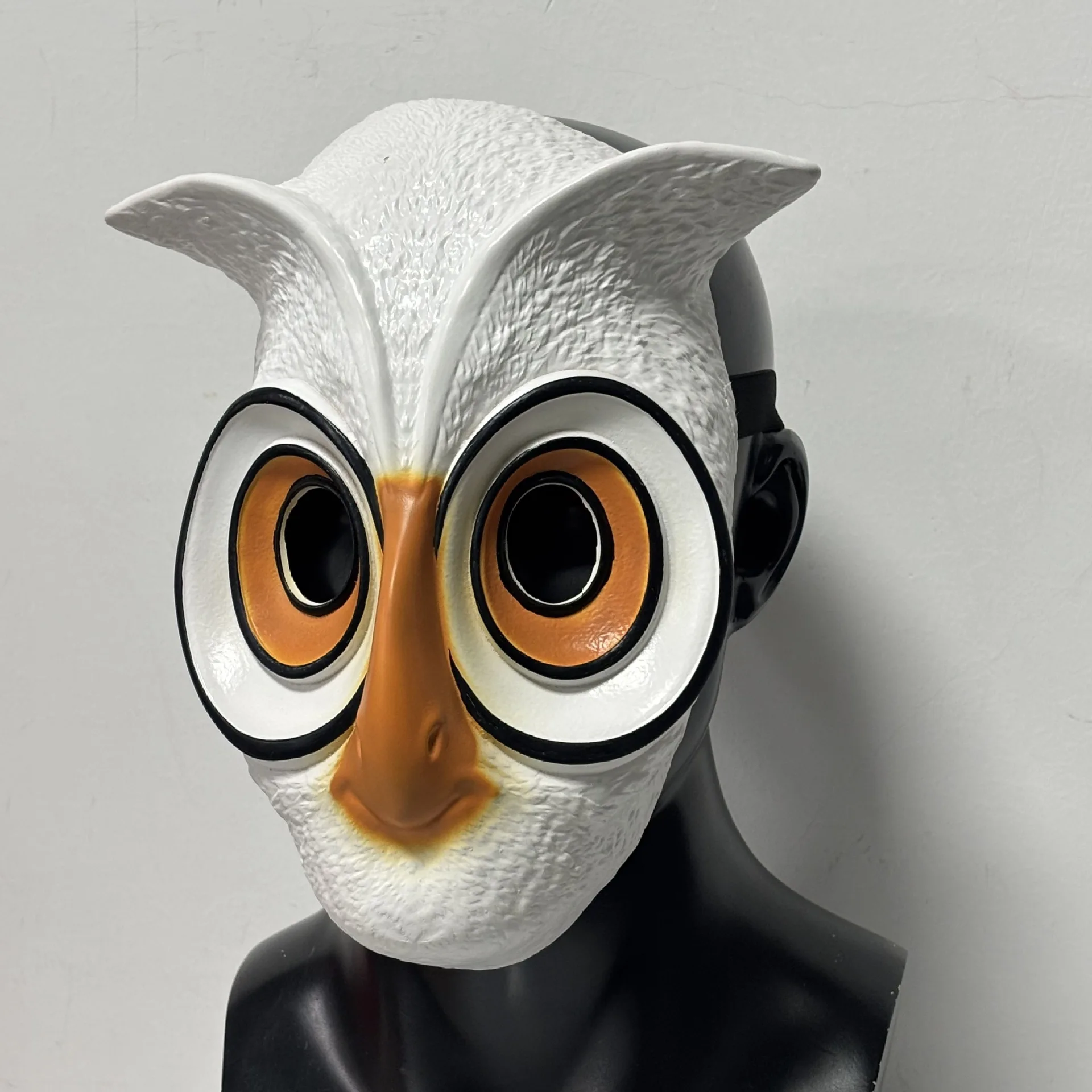 Eulen-Vollgesichtsmaske aus Latex, Tiermaske für Halloween, Maskerade, Karneval, Kostümparty, Cosplay-Requisite für Erwachsene – Detail 4