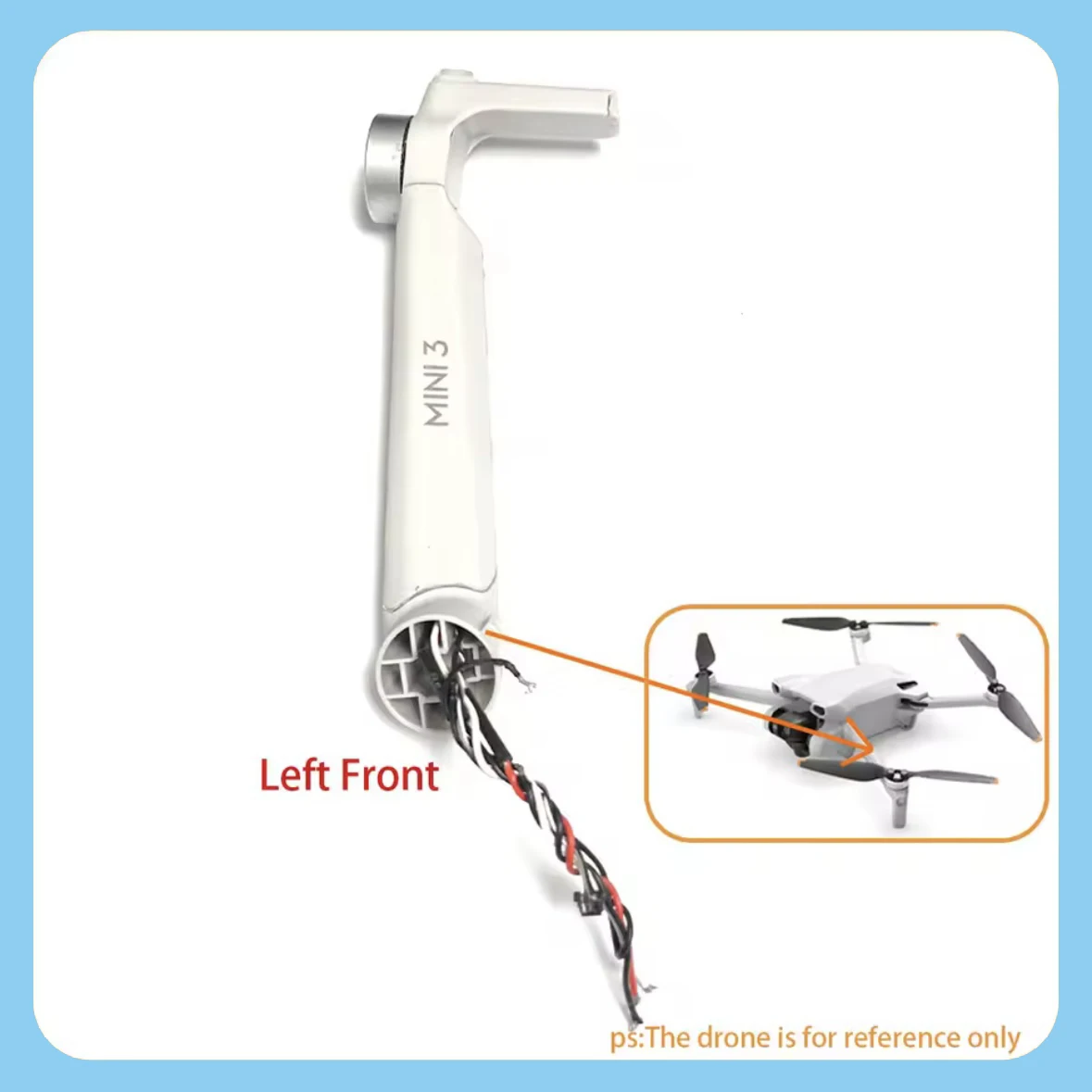 Mavic Mini 3 Arm with Engine Motor Set Left Front Right And Rear Compatible with DJI Mini3 Drone Parts
