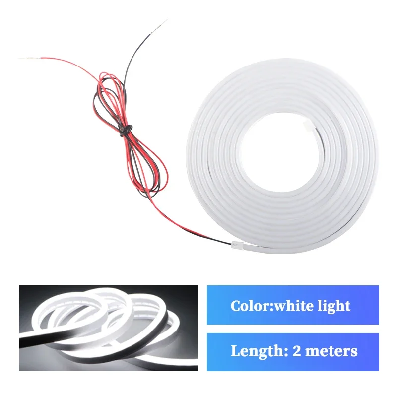 Car high brightness trunk lighting ambient light interior decoration LED wiring free automatic sensing tailgate light strip