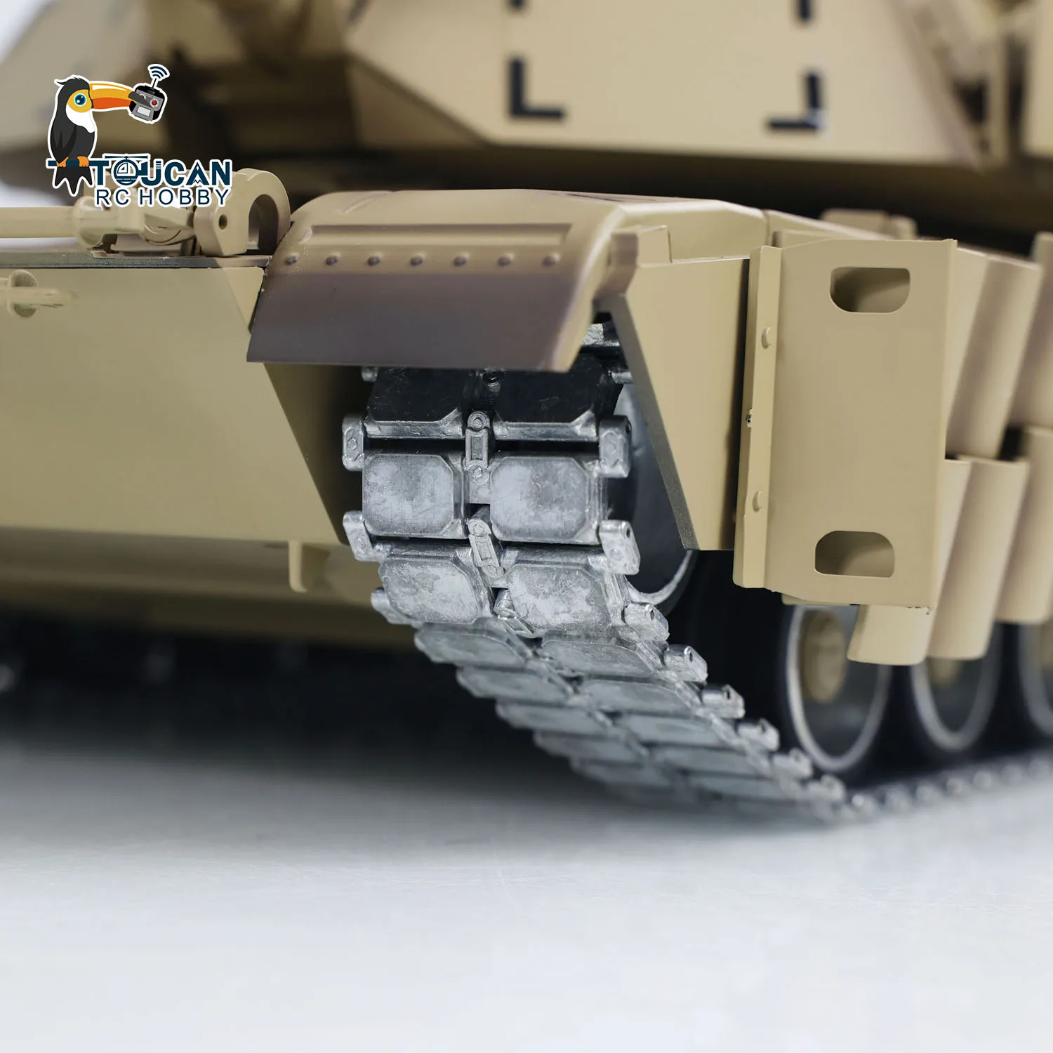 1/16 TD RC ถัง Abrams M1A2 RTR ทหาร SEP TUSK II Ugrade โลหะขับรถแผนที่ล้อวิทยุควบคุม IR BB ถังรุ่น TH23306