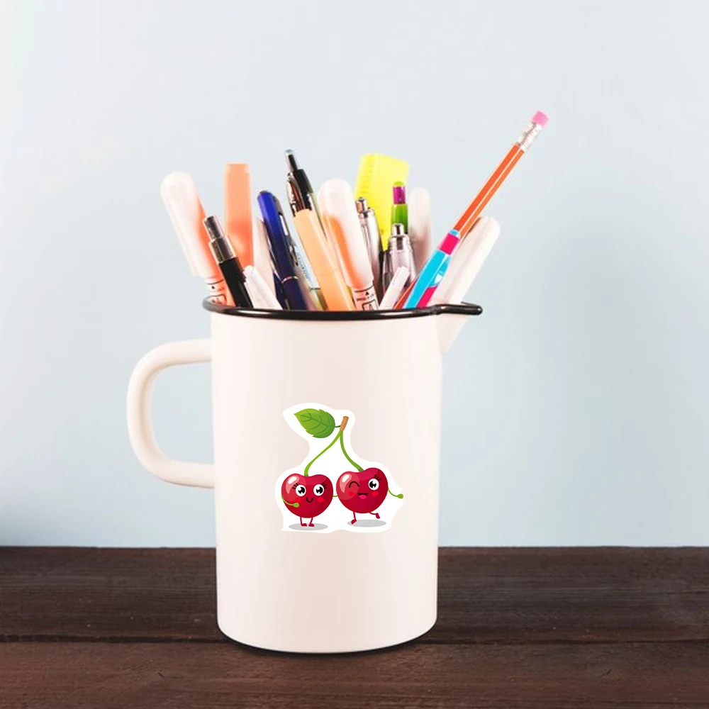 100-500 قطعة من ملصقات القرطاسية لحفلات أعياد الميلاد، بالون فواكه أرضي، لافتة سعيدة، ملصقات خضروات للثلاجة #5