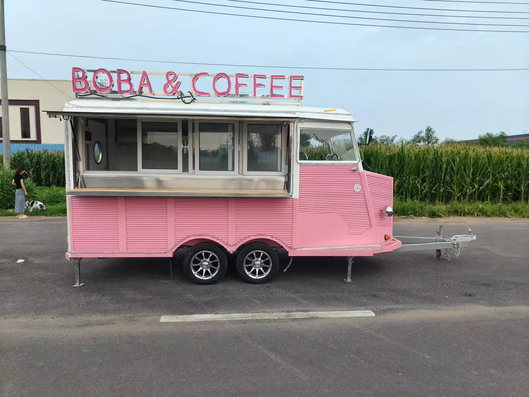 

Mobile Restaurant Taco Coffee Pizza Truck Burger Grill Fast Food Trailer Fully Equipped Mobile Food Truck for Sale