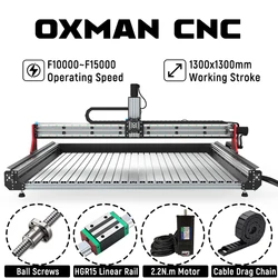 BulkMan3D OXMAN Zestaw ram mechanicznych CNC 1610 Śruba kulowa OX MAN CNC Router Grawerka Grawer 1500x1500mm z silnikami