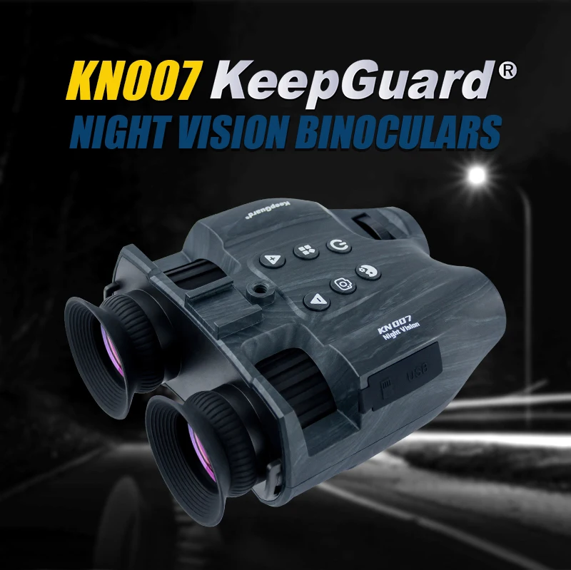 Thermal Imaging Binoculars Portable High Power Night Vision Outdoor Camping Hunting Low Light Features 10-20MP CMOS Sensor