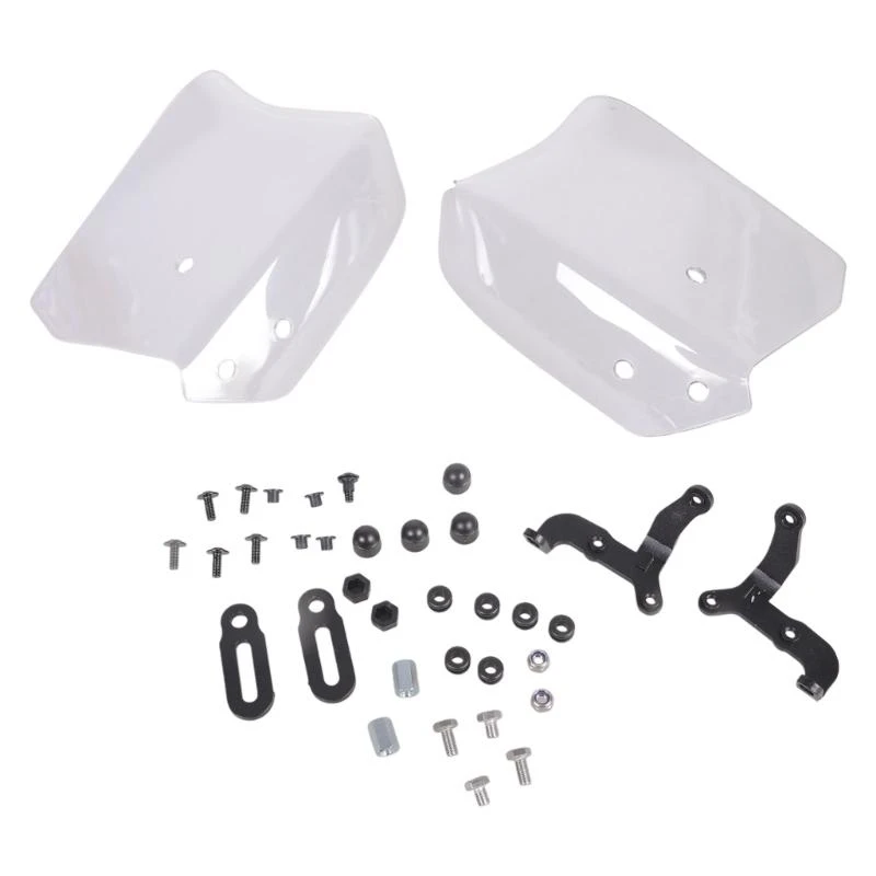 

M68B Motorcycle Windshield Protector Adjustable Hand Guard Designs Plastic Wind Deflector Shield Simple Installs for FORZA350