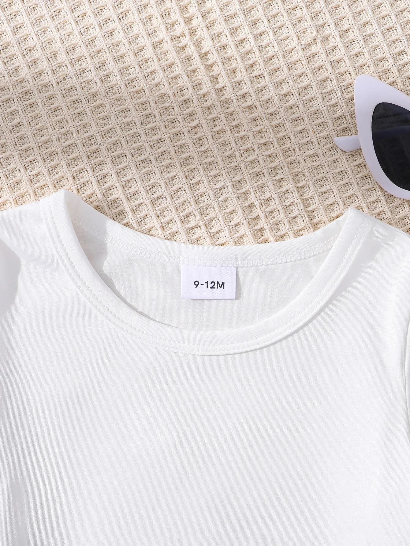 2PCS Summer Set Cute Flower Letter Pattern Top Baby Girls Short Sleeved Round Neck T-Shirt Casual Shorts Infants Children