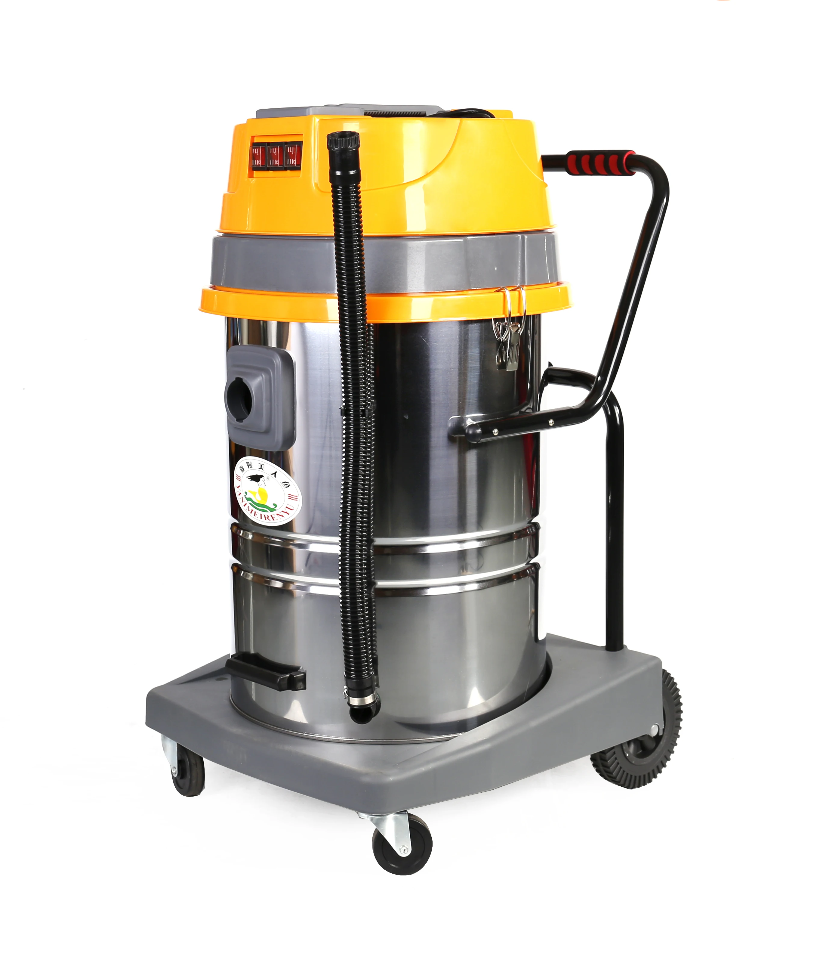 2024 CHEAP FACTORY SUPPLY Vacuum cleaner high capacity 80 L cleaning machine copper motor wet and dry function 250 mbar 3 motor