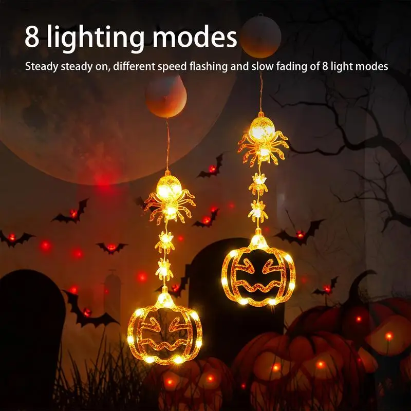Lighted Halloween Window Decor LED Lights Indoor Decor For Halloween Energy Saving Decorative Tool For Bedroom Wall Door Balcony