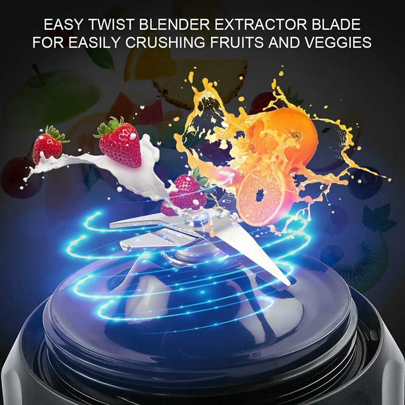 Easy Twist Blender Extractor Blade Compatible For Nutribullet Blender Combo Pro 1000 And Select 2.0(1, Black)