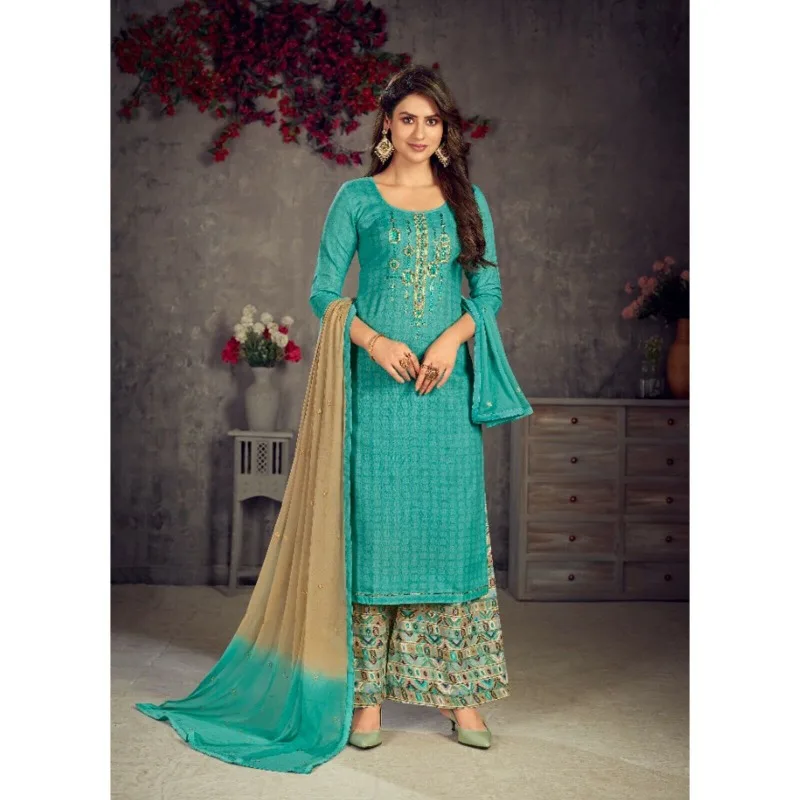 Party Wear Indian Pakistani Latest Designer Salwar Kameez Plazzo Suits for Women