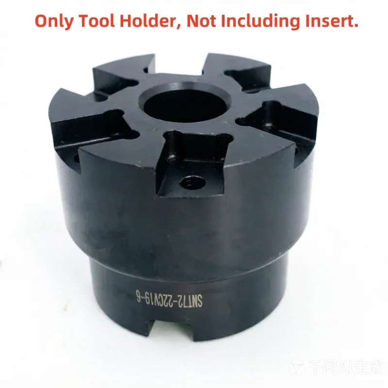 Cyclone Deep Hole Thread Milling Toolholders Thread Milling Cutter Head SMT72-22CV19-6 Inserts DV196002, Not Including Insert