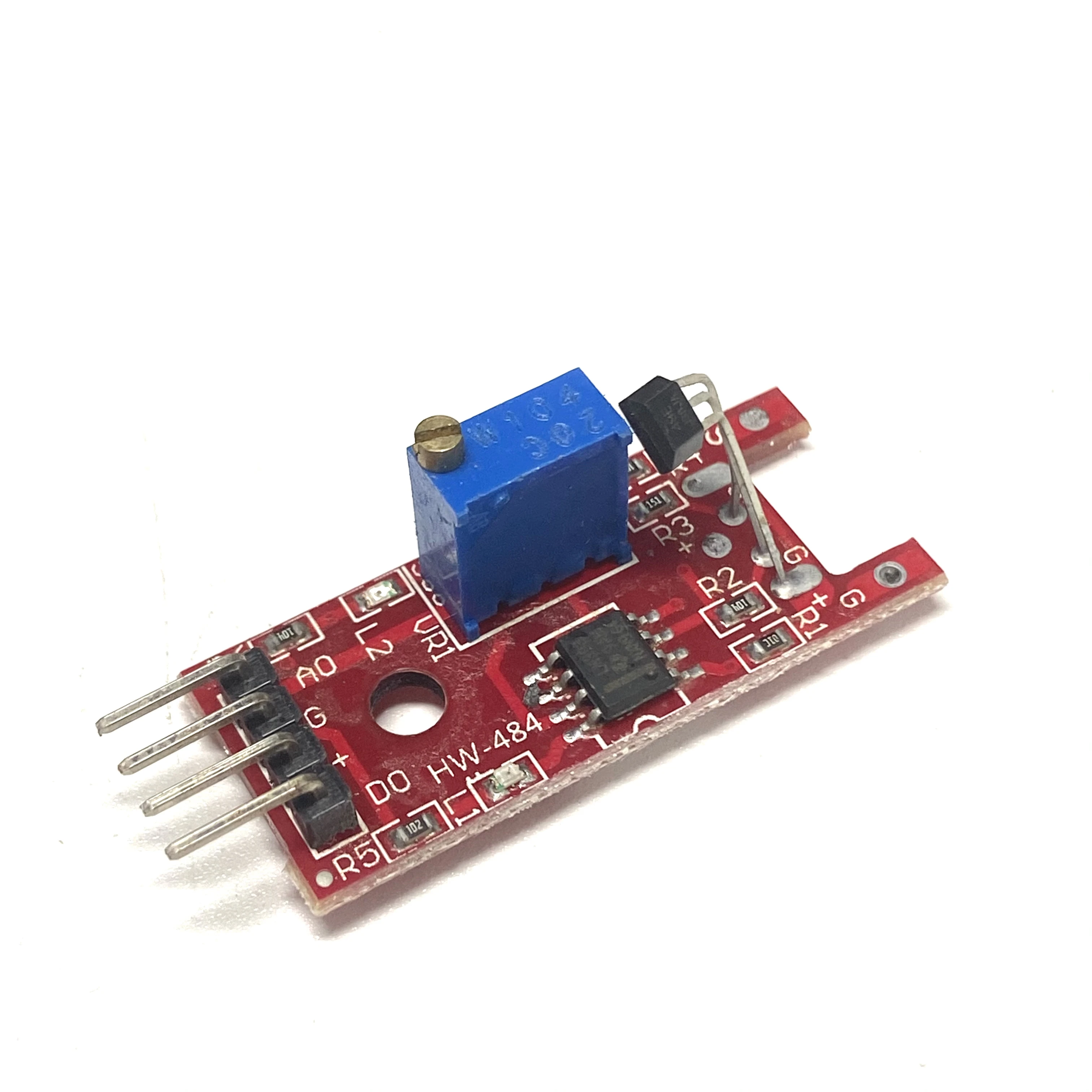 1pcs KY-024 49E Linear Magnetic Hall Sensor Board Switch Speed Counting Hall Sensors Module For R3  Diy KY024