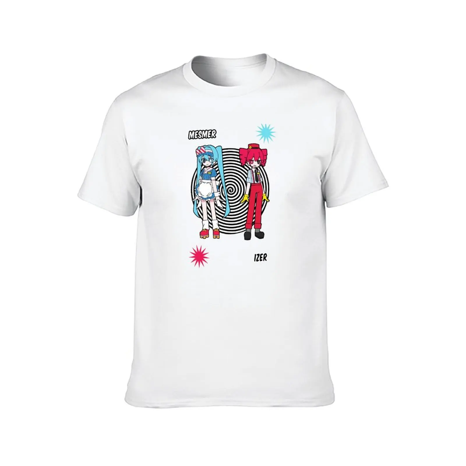 تي شيرت رجالي قطني عالي الجودة تصميم فاخر تي شيرت رجالي ماركة Vocaloid للرجال قمصان أغنية تي شيرت مطبوع Mesmerizer