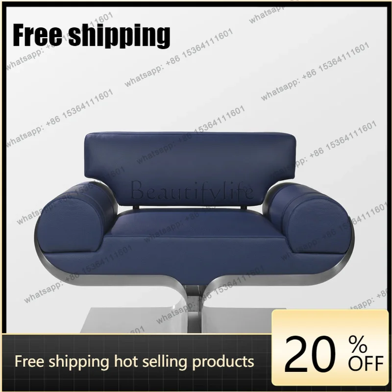 XX Designer Professional Living Room Chairs Ergonomic Office Modern Metal Chairs Vanity Individual Fauteuil Salon Home Furniture