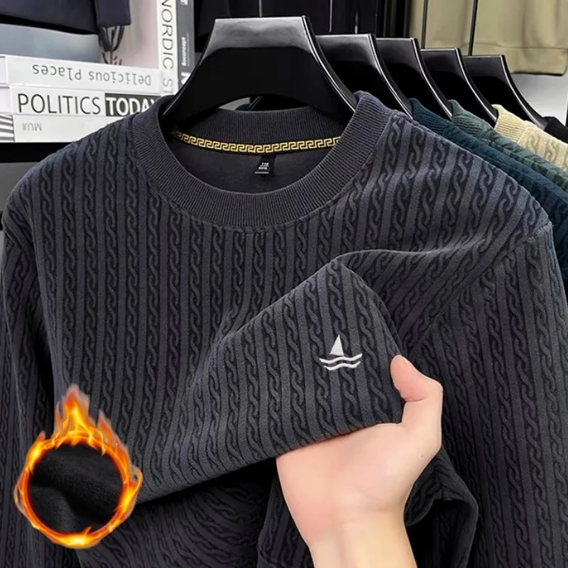 Neuer Luxus-Herren-High-End-Marken-Stickerei-Winter-Original-Premium-Bestseller, modischer, lässiger Thermo-Pullover