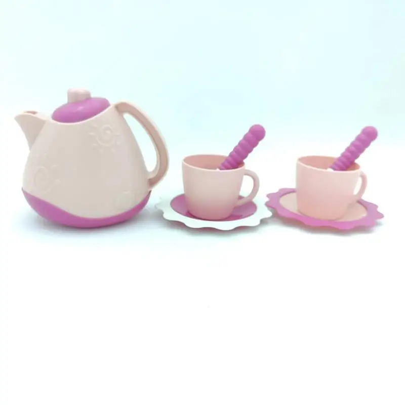 4/5/7Pcs Play House/Outdoor Kitchen DIY Afternoon Tea Game Toy For Children Gift Pretend Play Simulation Coffee Set Tableware