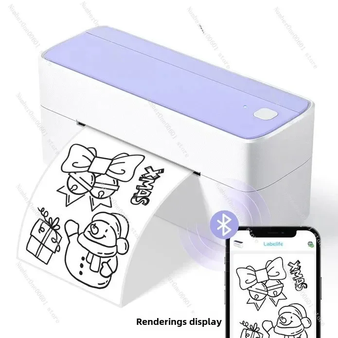 

PM241-BT Термопринтер этикеток для мобильного телефона Bluetooth Маленький экспресс-принтер