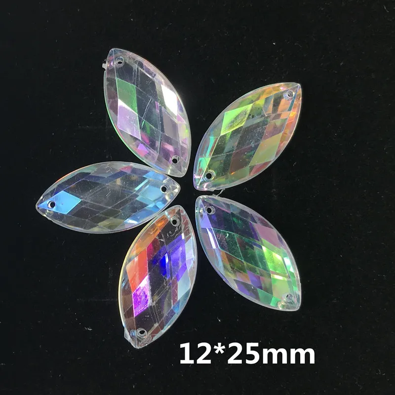 Variety Shapes Crystal Rhinestone Acrylic DIY Decorative Decal Modeling Apparel Craft Accessories Flat Acrylic Drill Stickers