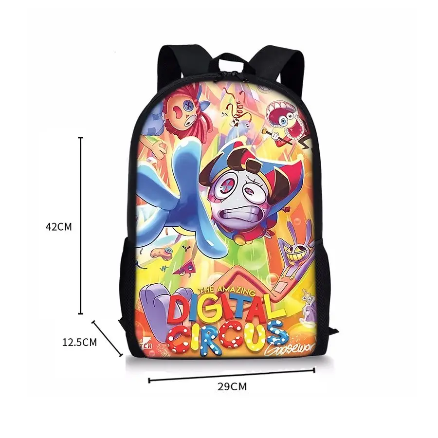 السيرك الرقمي المذهل، السيرك الرقمي المذهل، حقيبة ظهر مدرسية للطلاب، مجموعة حقيبة لطيفة، حقيبة مدرسية للأطفال #6