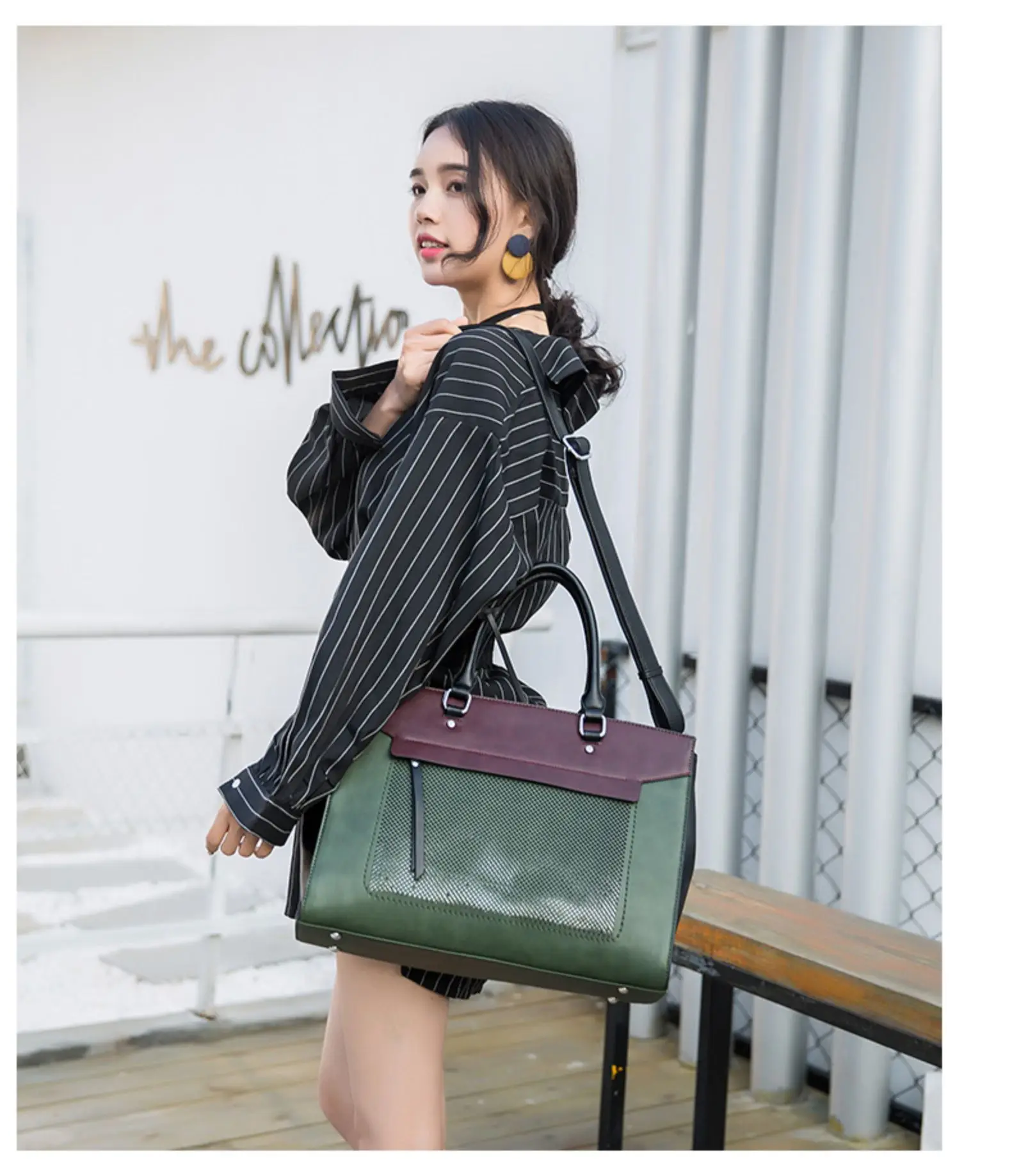 Luxury Fashion Women Handbag Document Shoulder Slung Tote Bag Female 14 Inch Laptop Briefcase Leather Messenger Crossbody Bags