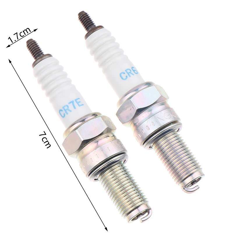 1Pc For Motorcycle Spark Plug CR6E CR7E CR8E CR9E For CB400 GW250 Hornet FZR XJR Bandit ZRX Motorcycle Spark Plug Candle